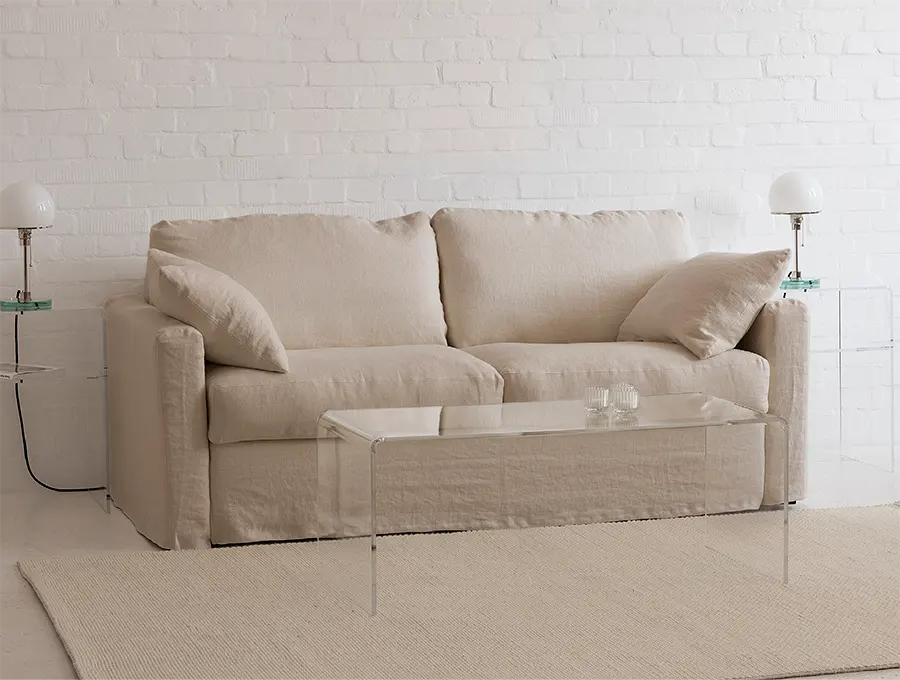 Arcachon Bettsofa Dreisitzer Leinen